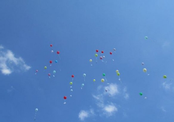 Luftballons Sommerfest