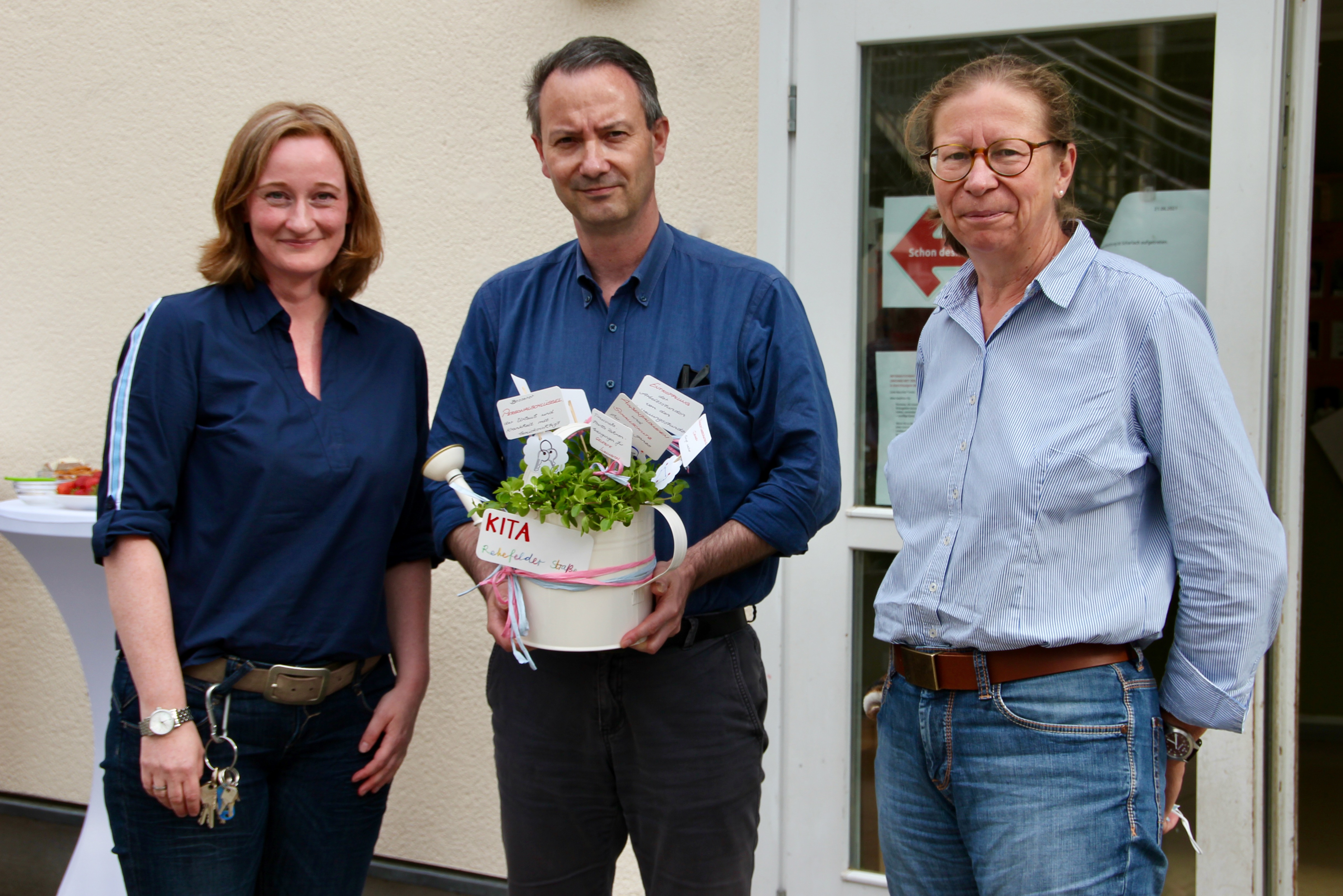 Katja Hillenbrand, Jan Donhauser und Sabine Bibas (v.l.)
